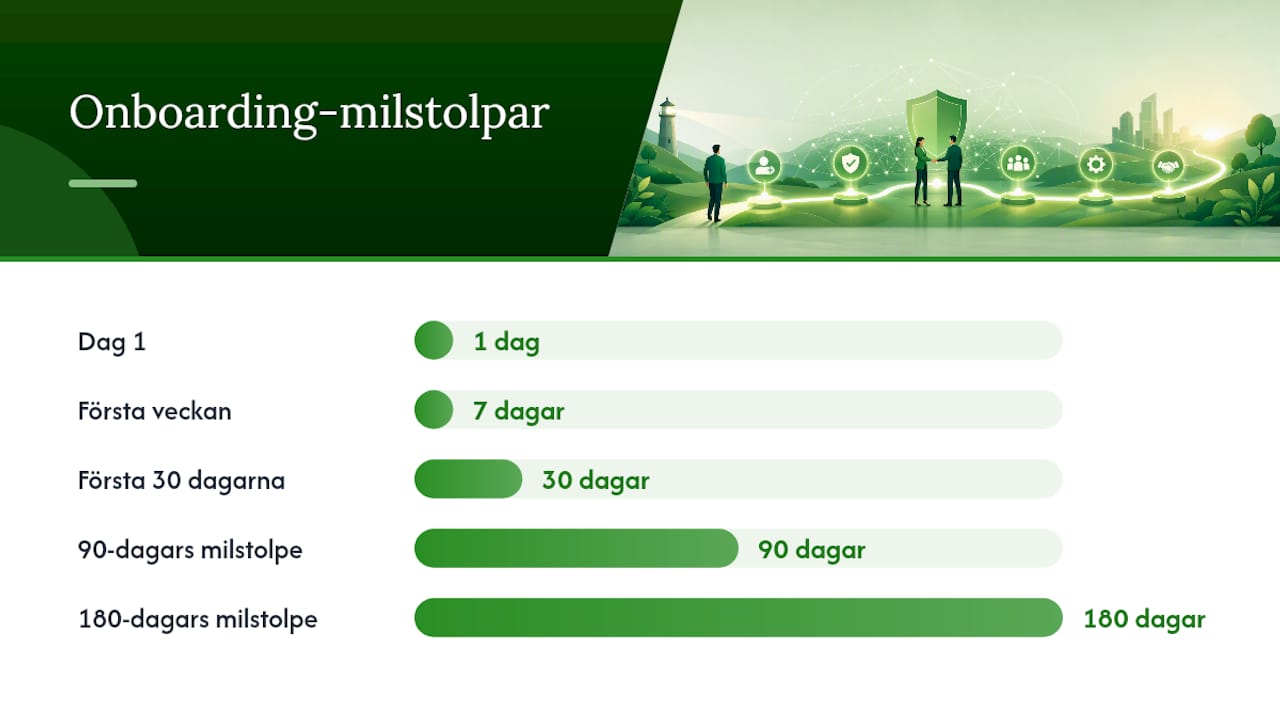 Översikt över viktiga steg vid extern DPO onboarding