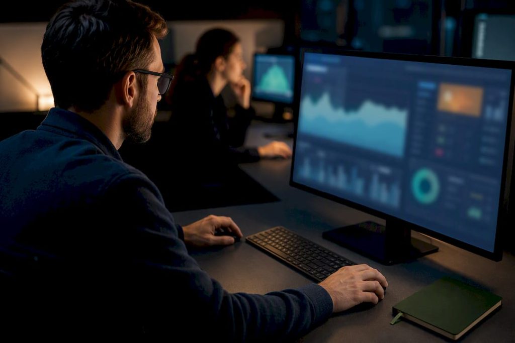 Testteamet följer med under ett simulerat angrepp