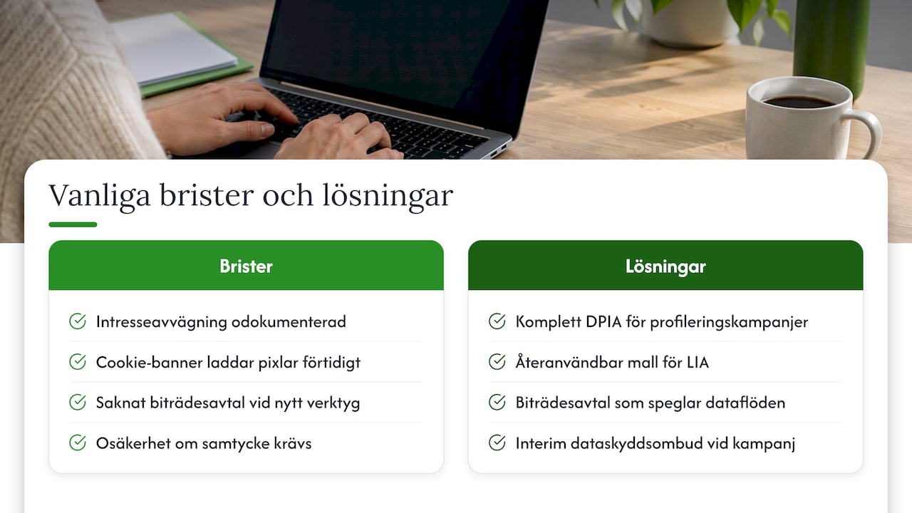 Evertrusts perspektiv: vanliga brister och hur rådgivning hjälper — overview diagram