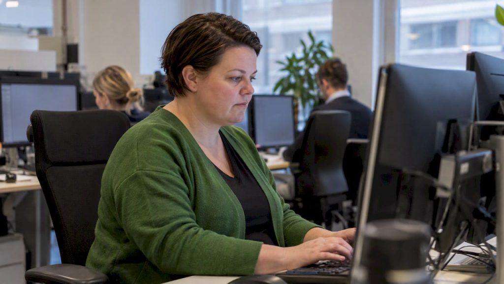 Specialist som registrerar en driftincident