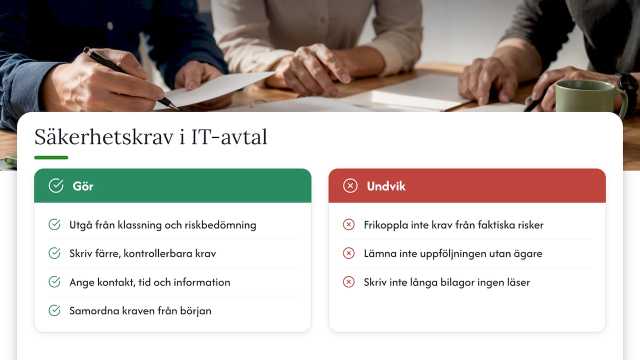 Så ser vi på det — overview diagram