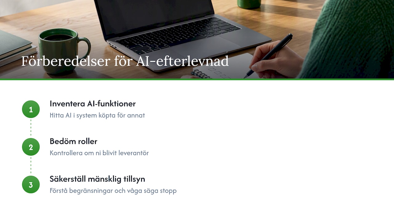 Vårt perspektiv: bygg på det ni redan har — overview diagram