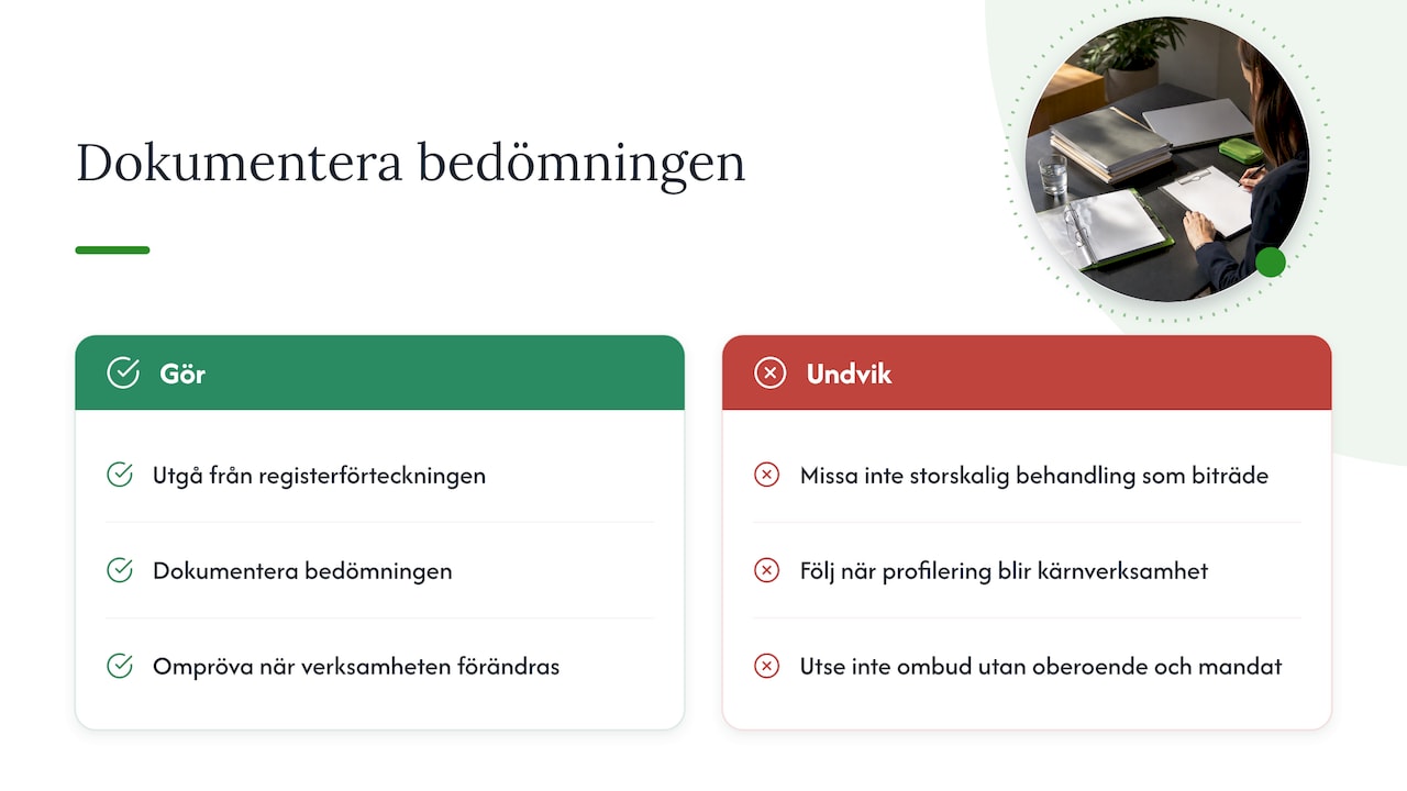Vår syn: bedömningen är viktigare än svaret — overview diagram